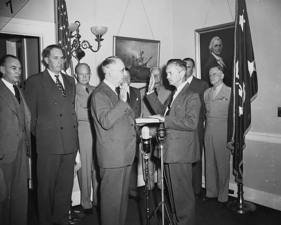 1947年,福莱斯特就职的情景