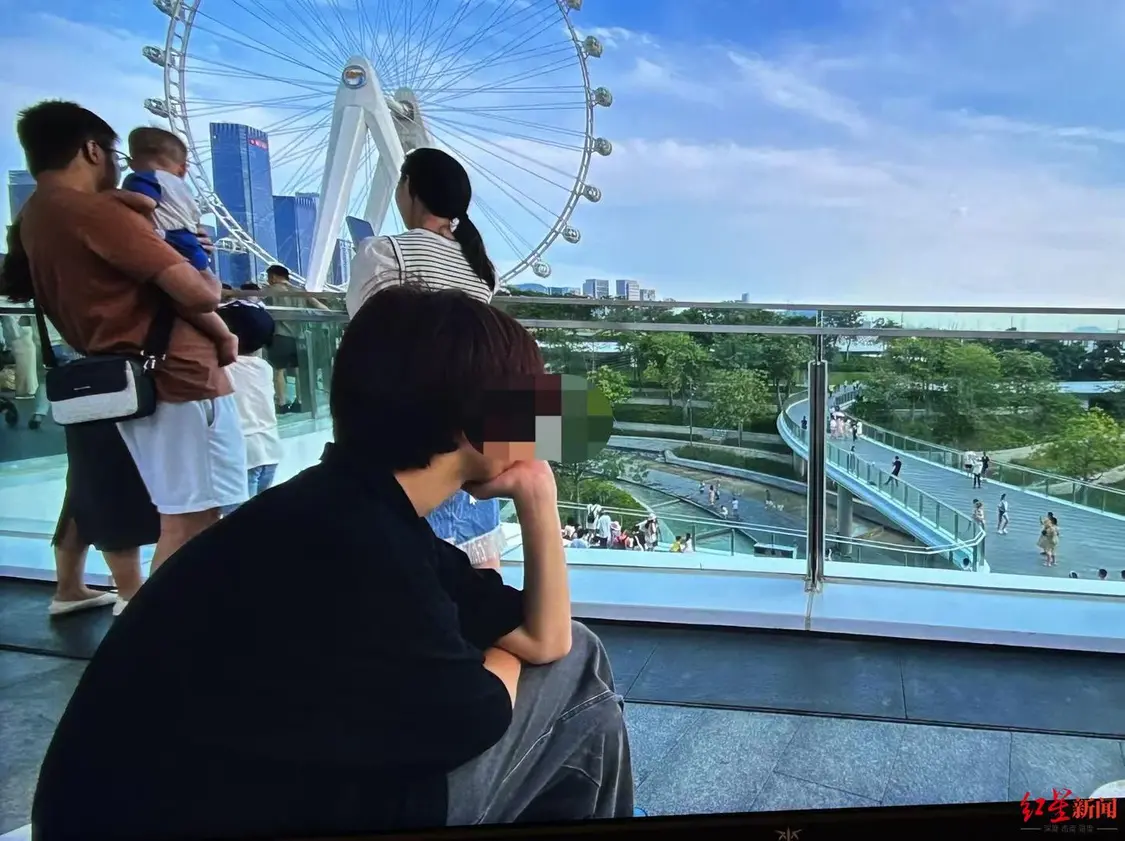 ▲张扬在深圳 受访者供图