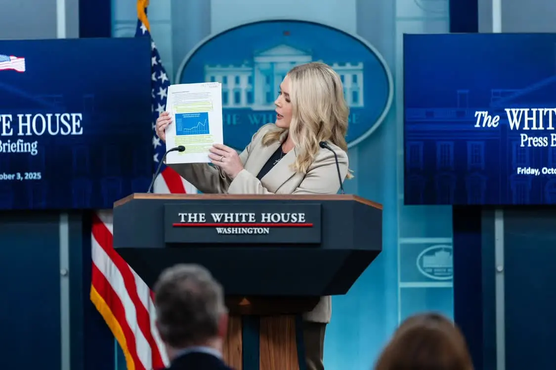 新闻发布会上的莱维特 《纽约时报》