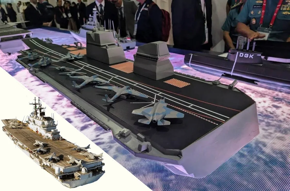 印尼或將購買義大利退役航母,改為無人機母艦使用