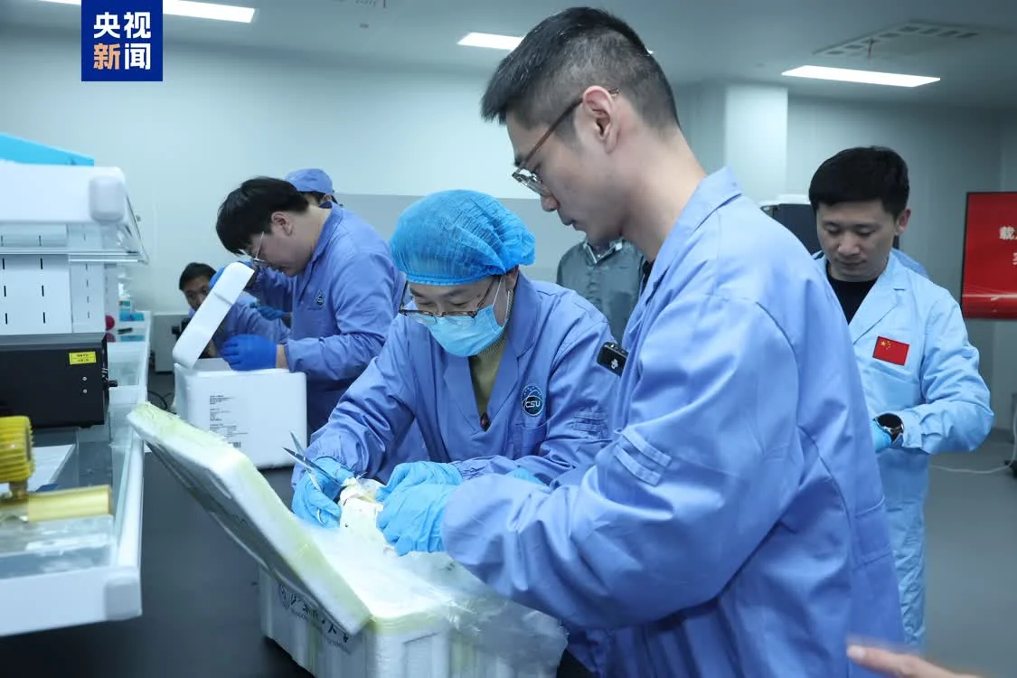 中国空间站第九批实验样品返回并交付科学家