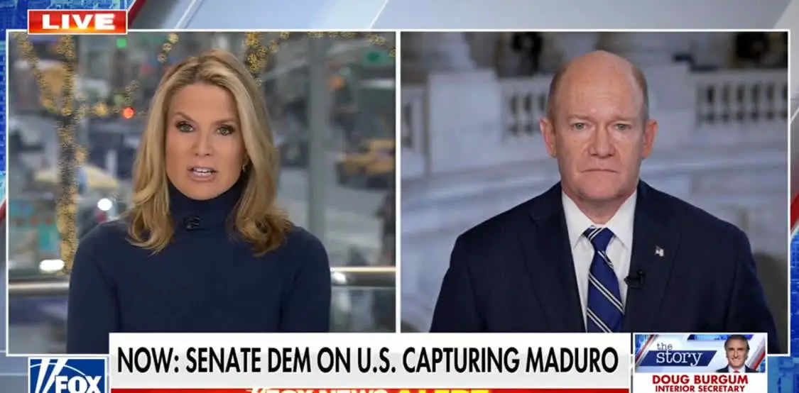 克里斯·库恩斯(右)接受福克斯新闻采访 视频截图