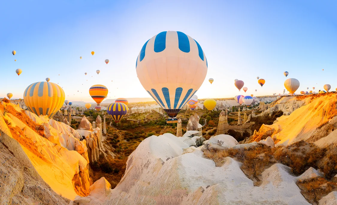 卡帕多奇亚的热气球视觉中国