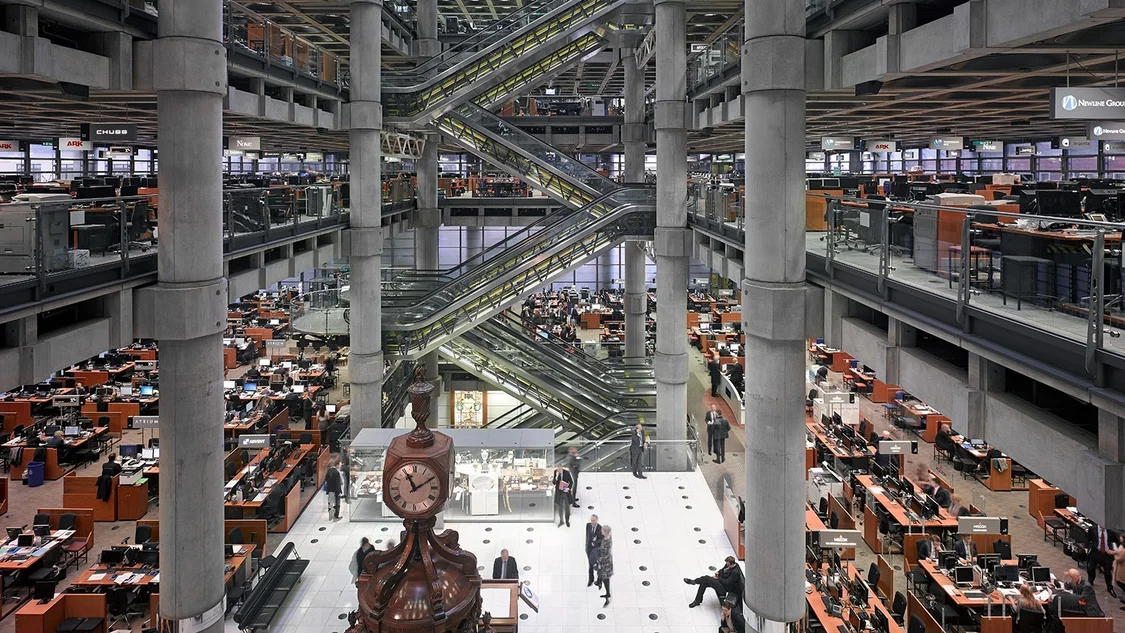 勞合社辦公環境資料圖：勞合社官網