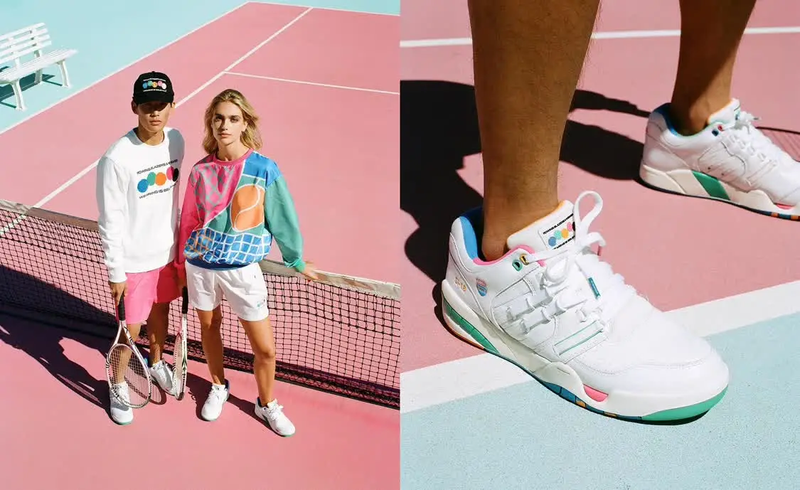 ROWING BLAZERS 携手 K·SWISS 发布全新彩色网球胶囊系列，传奇美国网球名将 Mardy Fish 出镜宣传大片