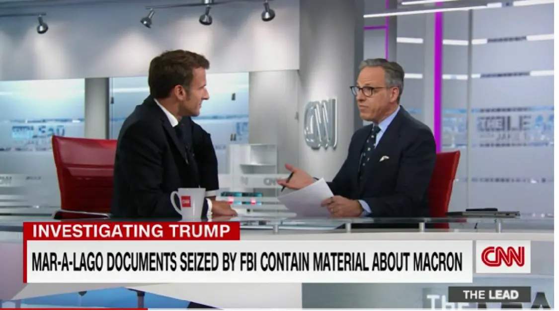马克龙接受CNN采访
