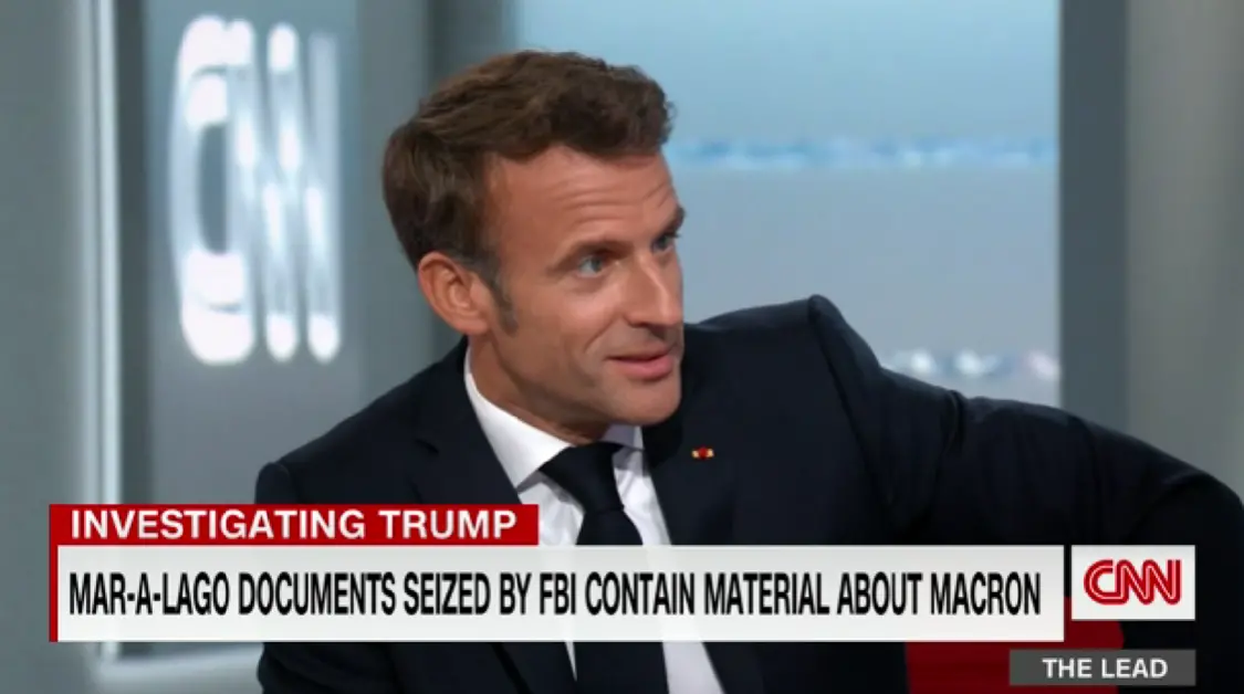 马克龙接受CNN采访
