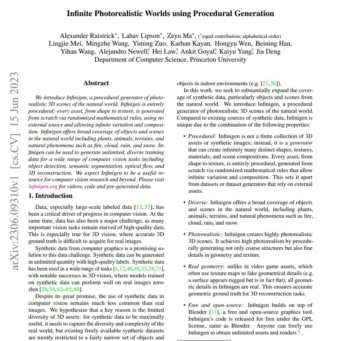 生成的场景例 图源：ArXiv