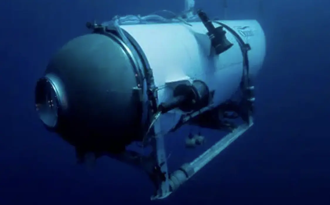 “泰坦”潜水器 资料图 图源：美联社