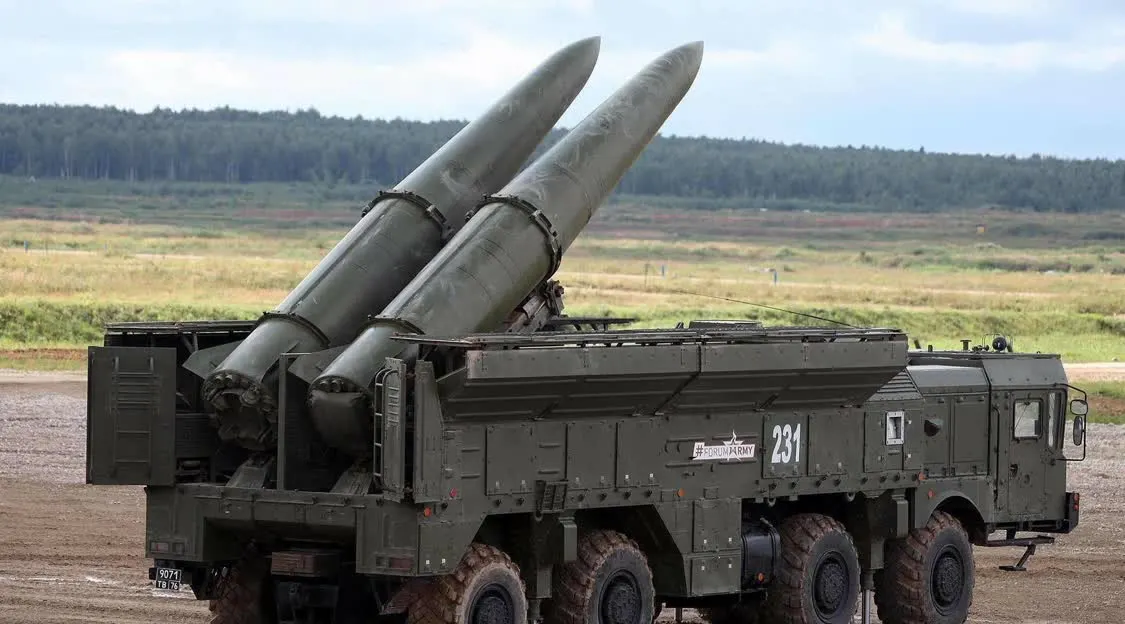 图为俄军装备的“伊斯坎德尔”战术导弹系统