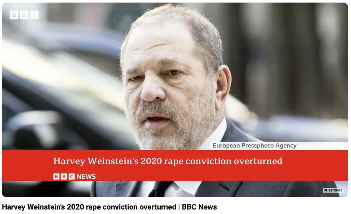 哈維·韋恩斯坦強姦案被推翻 將重新審判