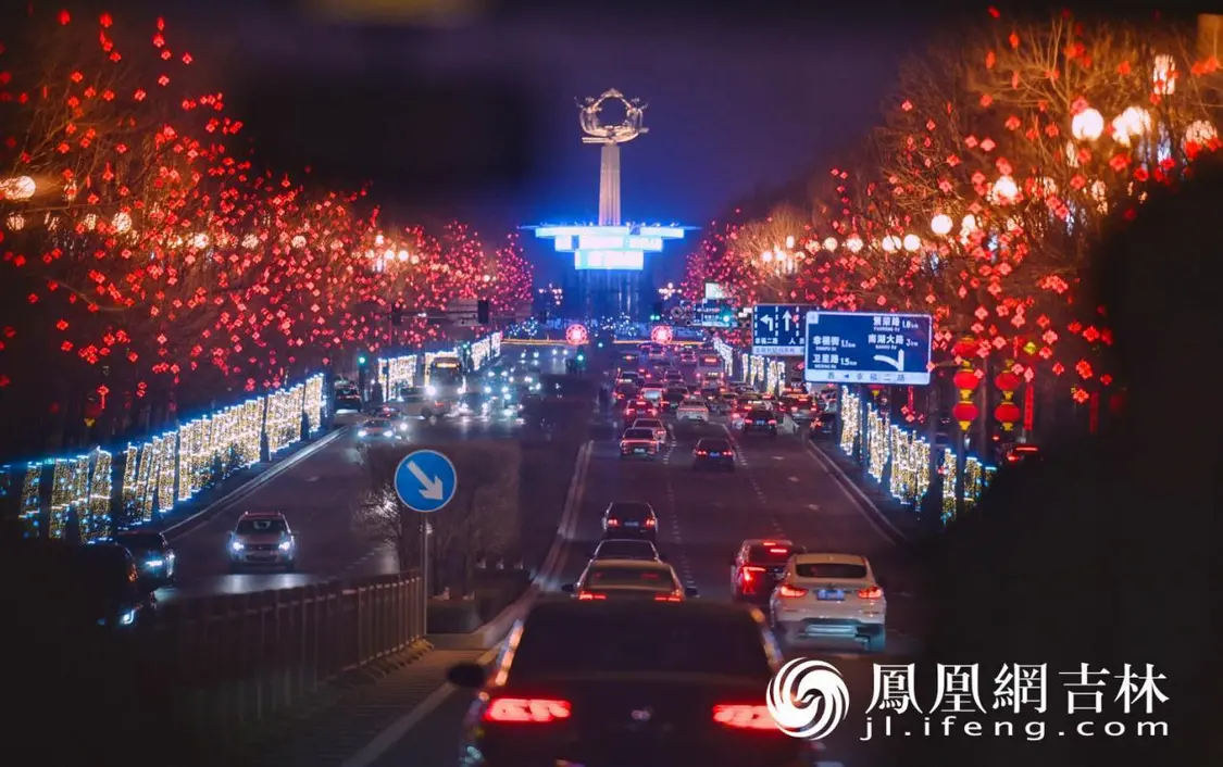 灯火璀璨的长春。凤凰网吉林 王振东/摄