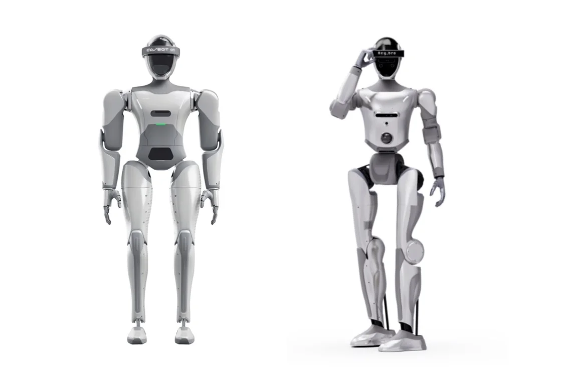 左图为CASBOT 01，右图为CASBOT 02（图源/企业）