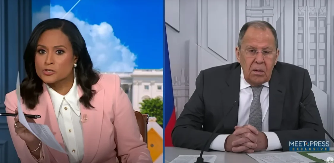 美主持人与俄外长激烈交锋全文:普京会见泽连斯基吗?为何炸美国工厂?俄方想重建苏联?