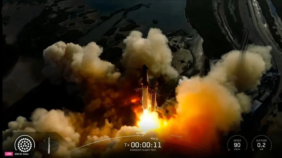 V2版星舰谢幕，SpaceX成功完成星舰第十一次试飞