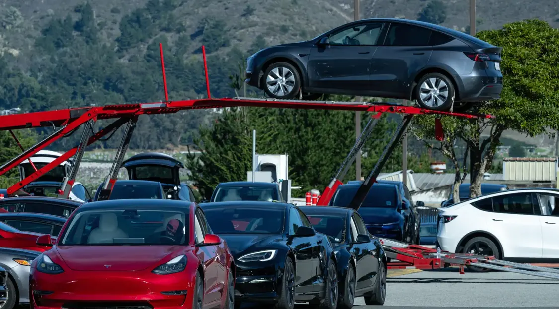 特斯拉在加州的电动汽车