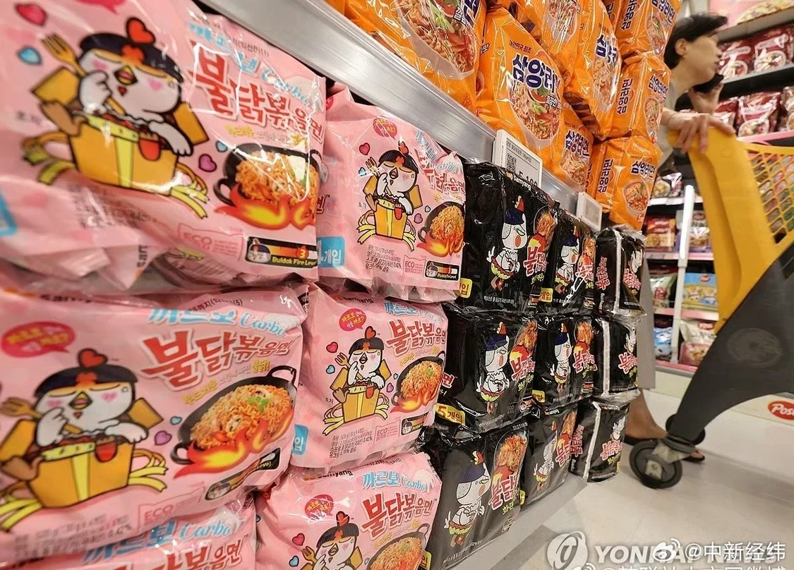 对华出口激增！韩国方便面出口额首破15亿美元