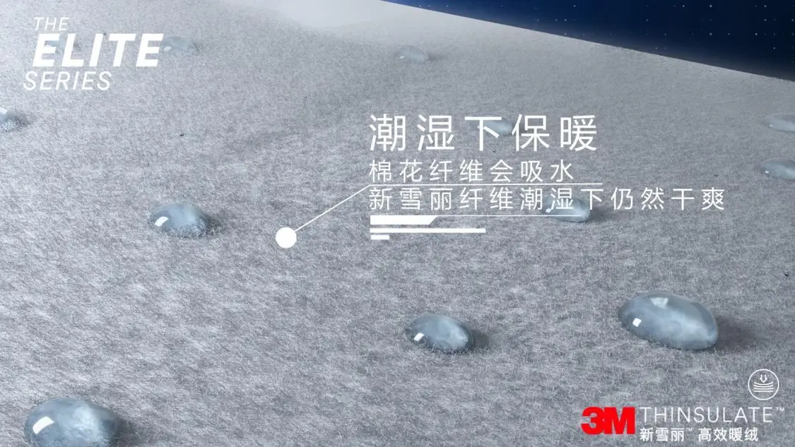 3M&trade;新雪丽&trade;Elite系列拒水保暖材料