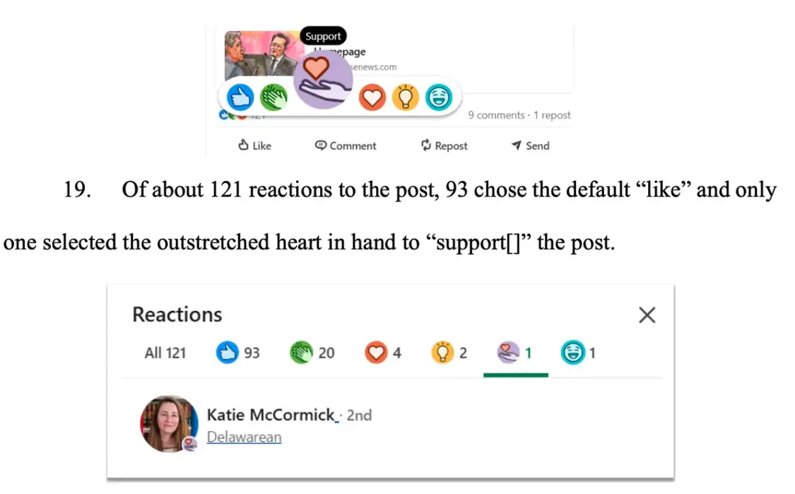 麦考密克点了一个爱心