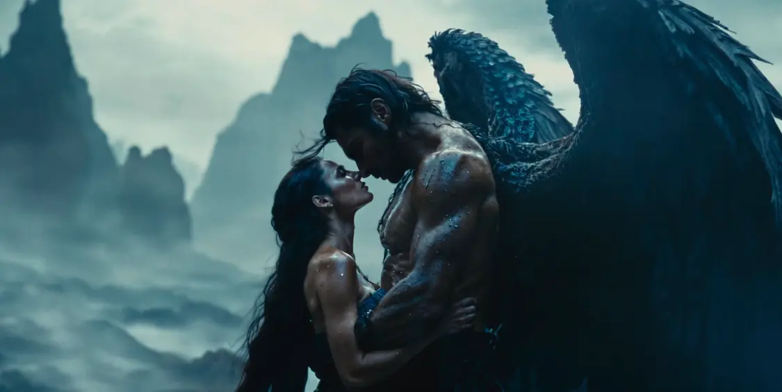 图1：《大卫王朝》背景使用AI生成