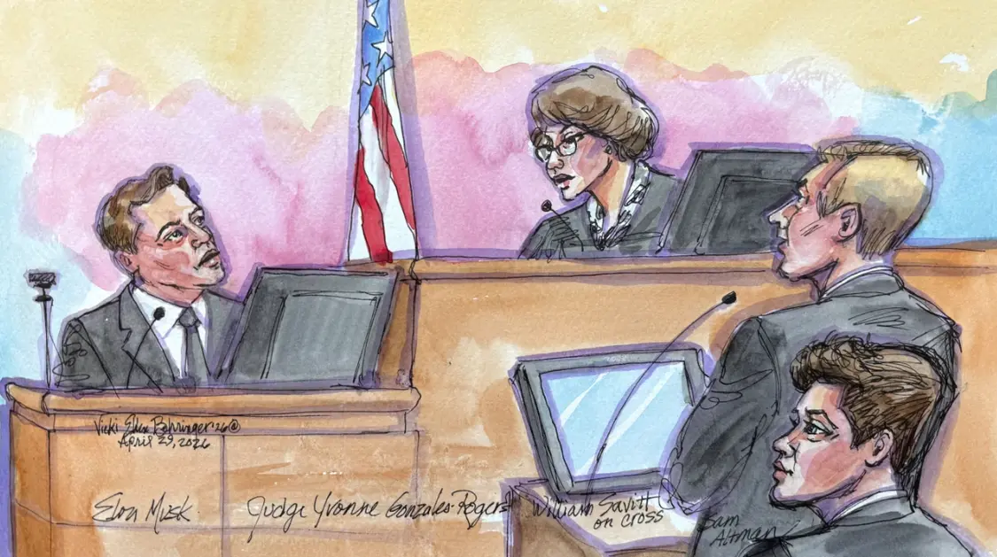 马斯克在法庭作证