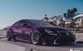 日系双门后驱的雷克萨斯RC，骚紫宽体的姿态让谁看了也把持不住！