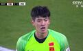 GIF：大片空档！颜骏凌侧身扑出伊朗远射