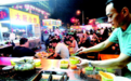 济南洪楼夜市夜宵摊成主角，最火摊位夜入万元！