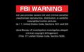 日本AV开头为什么会有美国FBI的警告