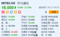 港股异动︱中兴通讯(00763)复牌代价不菲 A股跌停H股低开37.5%