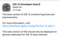 苹果推送iOS 12 beta 8，解决卡顿问题