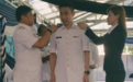 李宗伟获封海军中校 穿帅气白色海军制服授军衔