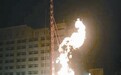郑州地铁5号线一处工地挖断燃气管道引发大火