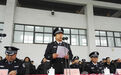 山东警察学院新生校阅仪式举行 全面检阅训练成果(图)