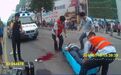 济南：马路中央 电动车撞上了轿车  中年男子命丧下班途中