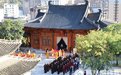 陕西商洛兴隆寺举行升国旗仪式