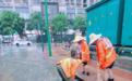 长沙县：大雨突至 县城管局全力保畅通