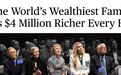 全球最富有的25个家族 日进1亿美元是啥感觉？