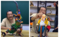 面塑大师捏出水浒“一百单八将”走红火山小视频，网友：给面团生命