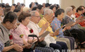 台湾法鼓山举办佛化联合祝寿 800余位长者共同庆生