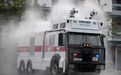 香港警方“水炮车”终于亮相！反对派现场捣乱遭怒斥