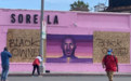 点赞！洛杉矶抗议活动墙上乱涂乱画，唯独不动科比和吉安娜的壁画