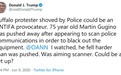 特朗普发推谈“75岁老人被警察推倒”事件：我看他摔得比警察推得还重，这可能是个“圈套”