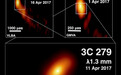 拍摄黑洞的望远镜发布了黑洞“打喷嚏”照片：里面有一处意外