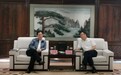新华联集团总裁傅军与四川发展董事长李文清会谈