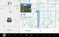 特斯拉车机导航精准新升级 百度地图导航路口放大图功能登陆特斯拉