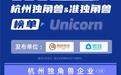 微链联合杭州市创投协会发布2020杭州独角兽与准独角兽企业榜单