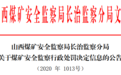 山西4座煤矿被处罚，停产整顿、罚款！名单来了