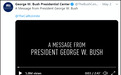 小布什呼吁“团结抗疫”，特朗普立马对号入座发推特