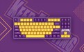 达尔优发布A87紫金版樱桃轴机械键盘
